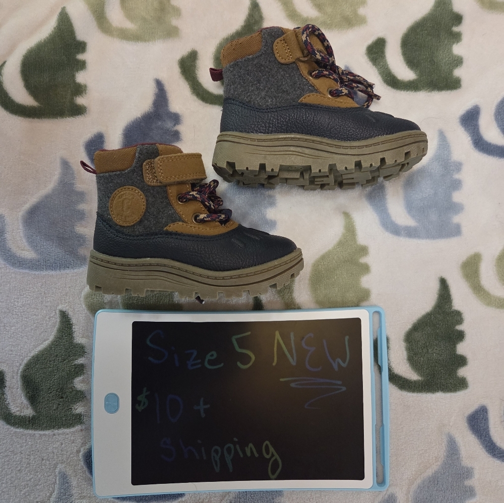 Carter's Kids Boots - Brown and Gray